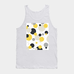 Bubbles Spring Fashion Circles 2 Var 15 on White Tank Top